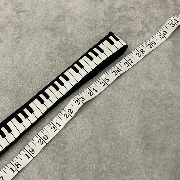 Piano Tie - Skinny Keyboard Tie for Musicians / Costumes - Picture 8 of 8